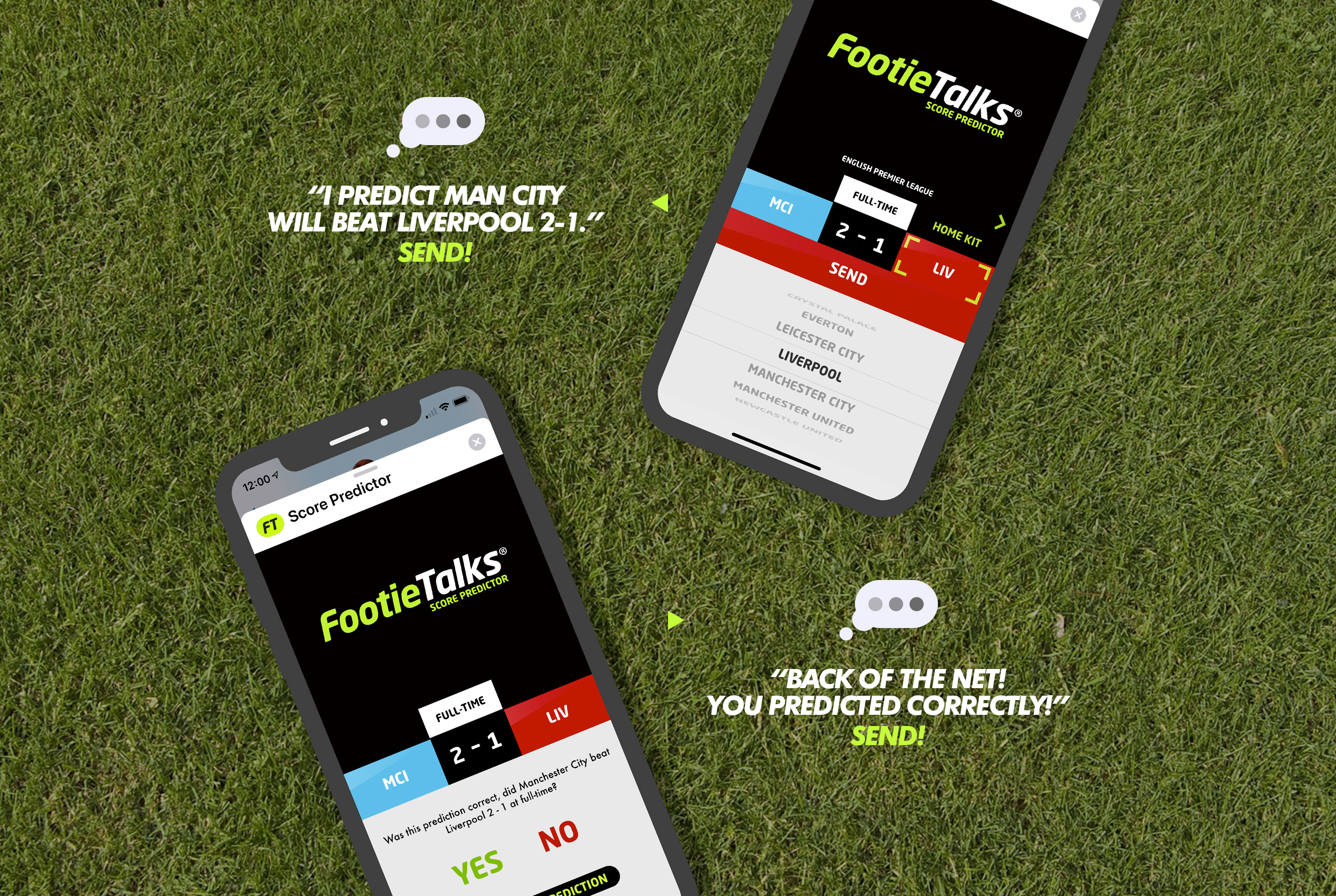 Download FootieTalks® Score Predictor iMessage App